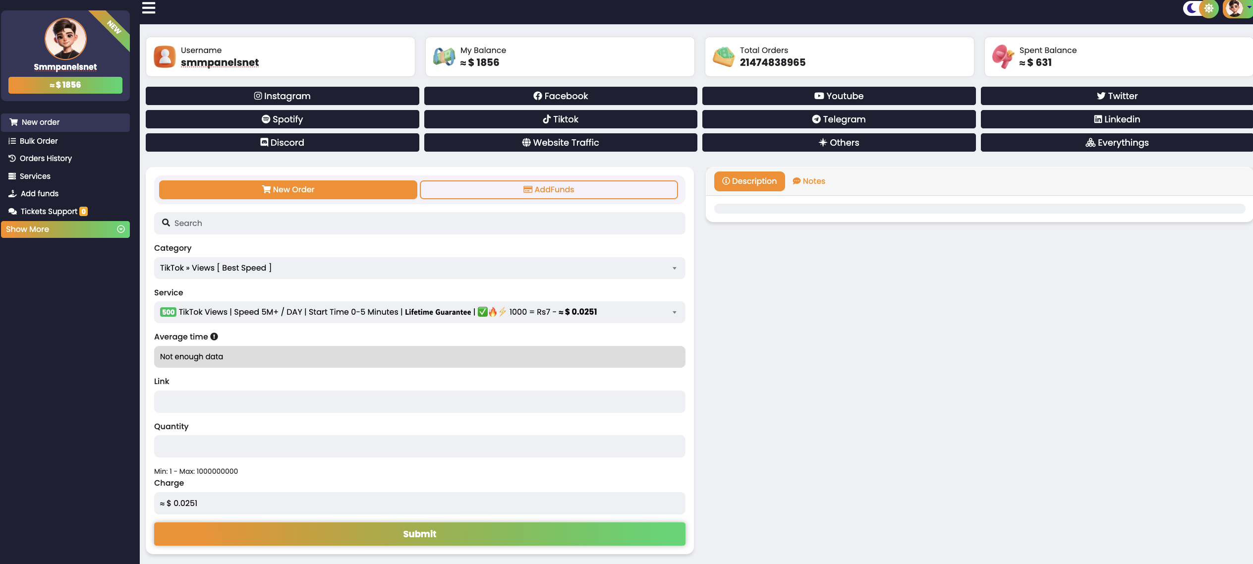 TotalSMMPanel.com thumbnail